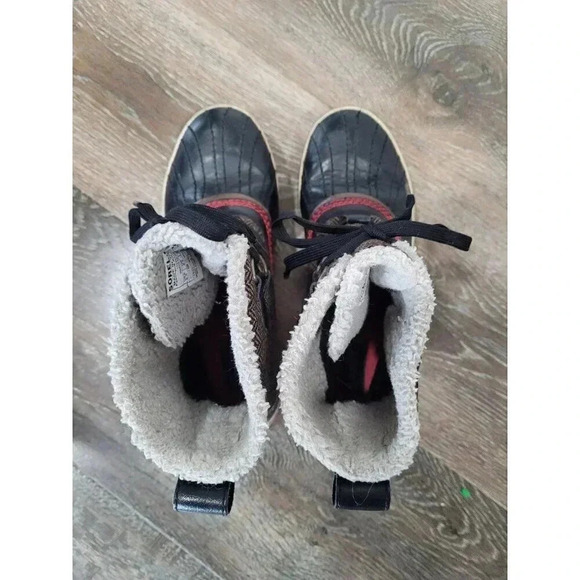 Sorel Tivoli Herringbone‎ Waterproof Winter Snow Duck Boots size 6.5 #5 - Picture 5 of 8